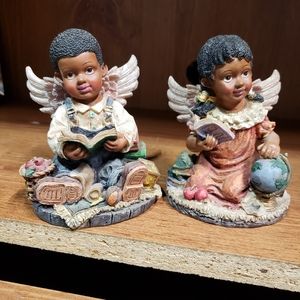 African American Children Figurines